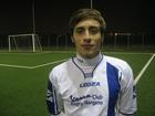 Davide Ravid, autore del gol dell'1-0 con il quale il Vespa Club si  portato in vantaggio sulla Maggese Sport Area Nuova
